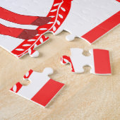 Skandinavisches Weihnachtspferd Puzzle (Seite)