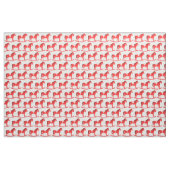 Skandinavisches Weihnachtspferd Stoff (Fat Quarter (45,7 x 55,9 cm))