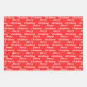 Skandinavisches Weihnachtsrockpferd Custom Geschenkpapier Set (Vorderseite 2)