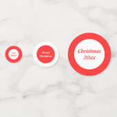 Skandinavisches Weihnachtsrockpferd Custom Konfetti (Vorderseiten)