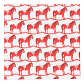 Skandinavisches Weihnachtsrockpferd Custom Würfel (Rechts)