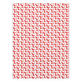 Skandinavisches Weihnachtsrockpferd Gemustert Tischdecke (Vorderseite)