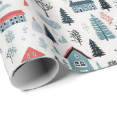 Skandinavisches Weißbuch Geschenkpapier (Rolleneckpunkt)