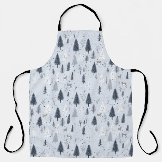 Skandinavisches Winterwald Schürze (Vorderseite)