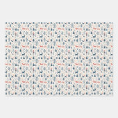 Skandinavisches Wunder Wrapping Paper Geschenkpapier Set (Vorderseite)