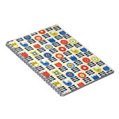 Skandinavisches Zeitschrift für Blumenspirale Notizblock (Rechte Seite)