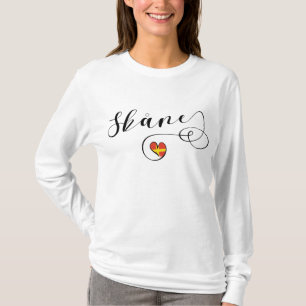Skåne Flag Heart, Schweden, Scania T-Shirt