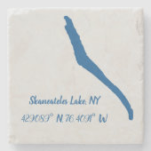 Skaneateles Lake, NY Marble Untersetzer (Vorderseite)