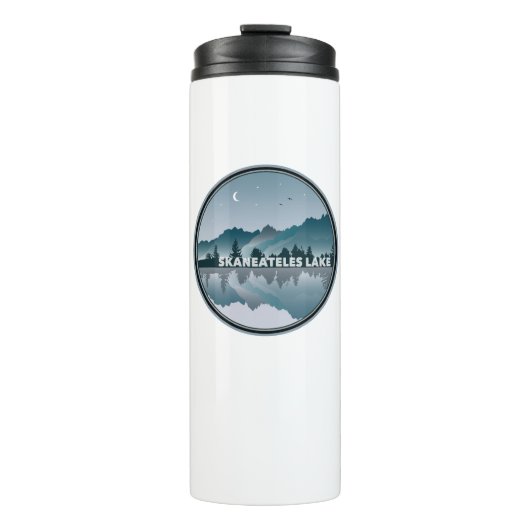 Skaneateles New Yorker Spiegelbild Thermosbecher (Vorderseite)