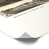 Skaneateles, NY Panorama Karte - 1884 Poster (Ecke)