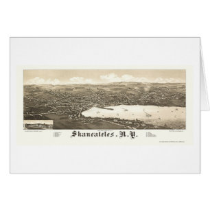 Skaneateles, NY panoramische Karte - 1884