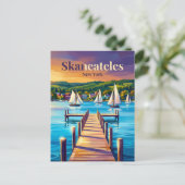 Skaneateles USA Postkarte (Stehend Vorderseite)