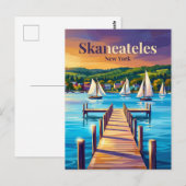 Skaneateles USA Postkarte (Vorne/Hinten)