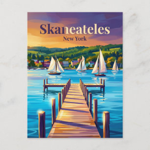 Skaneateles USA Postkarte