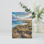 Skara Brae Schottland Postkarte (Stehend Vorderseite)