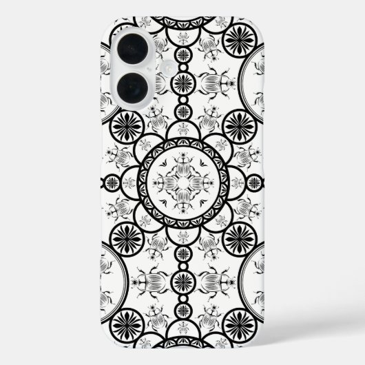 Skarabäenlinienmuster Case-Mate iPhone Hülle (Rückseite)