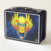 Skarabäus Metall Lunchbox (Rückseite)