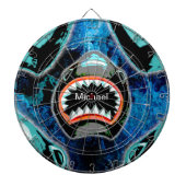 Skark Mania Funny Cartoon Illustration Dartscheibe (vorne)