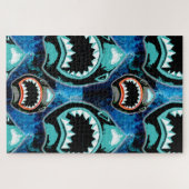 Skark Mania Funny Cartoon Illustration Puzzle (Horizontal)