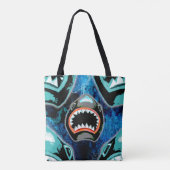 Skark Mania Funny Cartoon Illustration Tasche (Rückseite)