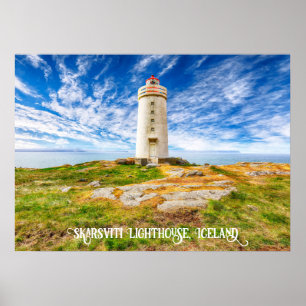 Skarsviti Lighthouse, Island Poster