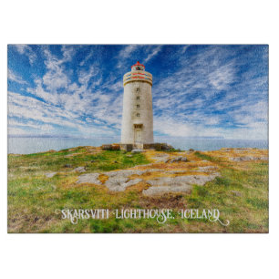 Skarsviti Lighthouse, Island Schneidebrett