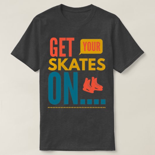 Skate auf 1 T-Shirt (Design vorne)