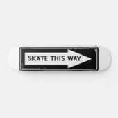 Skate Auf diese Weise Skateboard (Horizontal)