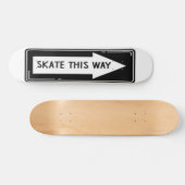Skate Auf diese Weise Skateboard (Horizontal)