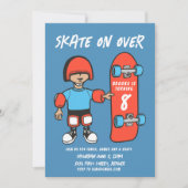 Skate auf über Skateboarding Theme Party Einladung (Vorderseite)