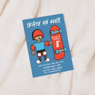 Skate auf über Skateboarding Theme Party Einladung