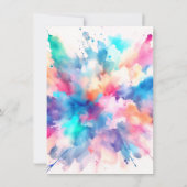 "Skate auflocken, es ist Spielzeit" Eishockey Einladung (Rückseite)