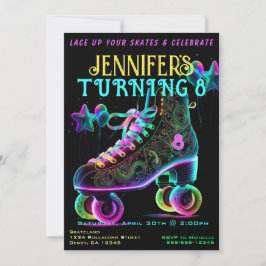 Skate Birthday Party Einladung