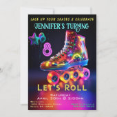 Skate Birthday Party Einladung (Vorderseite)