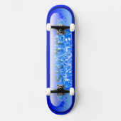 SKATE Blue Flame Skateboard (Vorderseite)