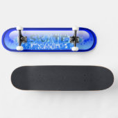 SKATE Blue Flame Skateboard (Horizontal)