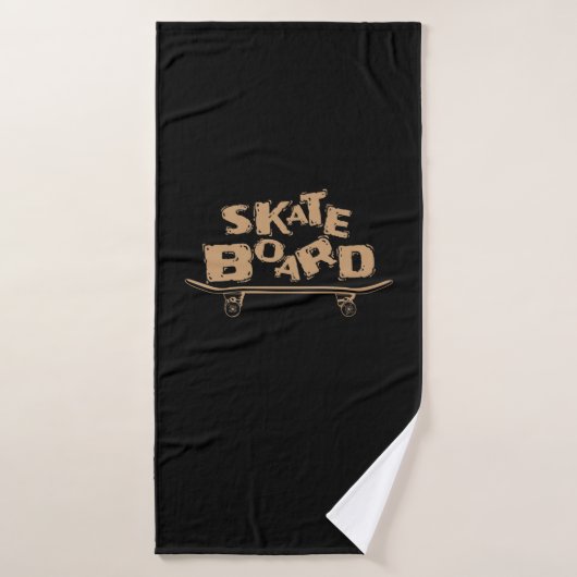 Skate Board Badehandtuch (Badehandtuch)