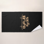 Skate Board Badehandtuch (Badehandtuch)