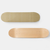 Skate Board Gold Ribbed Skateboard (Horizontal)