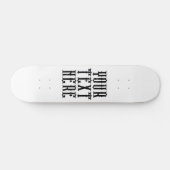 Skate Board Grunge Schriftart Skateboard (Horizontal)