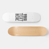 Skate Board Grunge Schriftart Skateboard (Horizontal)