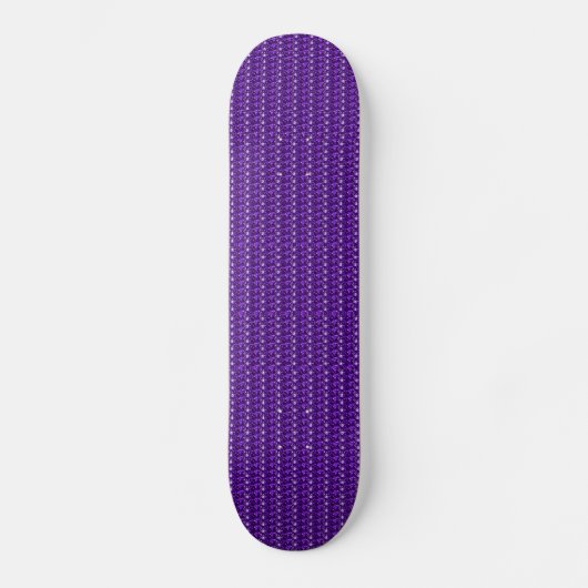 Skate Board Lila Glitzer Skateboard (Vorderseite)