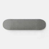 Skate Board Silver Mesh Skateboard (Horizontal)