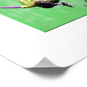 Skate Boarding Pop Art 2, Copyright Karen J Willia Poster (Ecke)