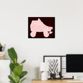 Skate: brandneuer Schlüssel Poster (Heimbüro)