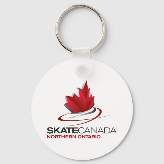 Skate Canada Northern Ontario Logo Schlüsselanhänger (Vorderseite)