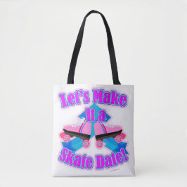 Skate Date Fun Roller Skate Erinnerungen Tasche