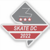 Skate DC 2022 Weekend Sticker (Vorderseite)