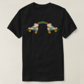 Skate der Regenbogenwalze T-Shirt (Design vorne)