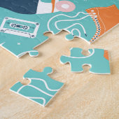 Skate der Retro-Roller: Vintage Kassette Puzzle (Seite)